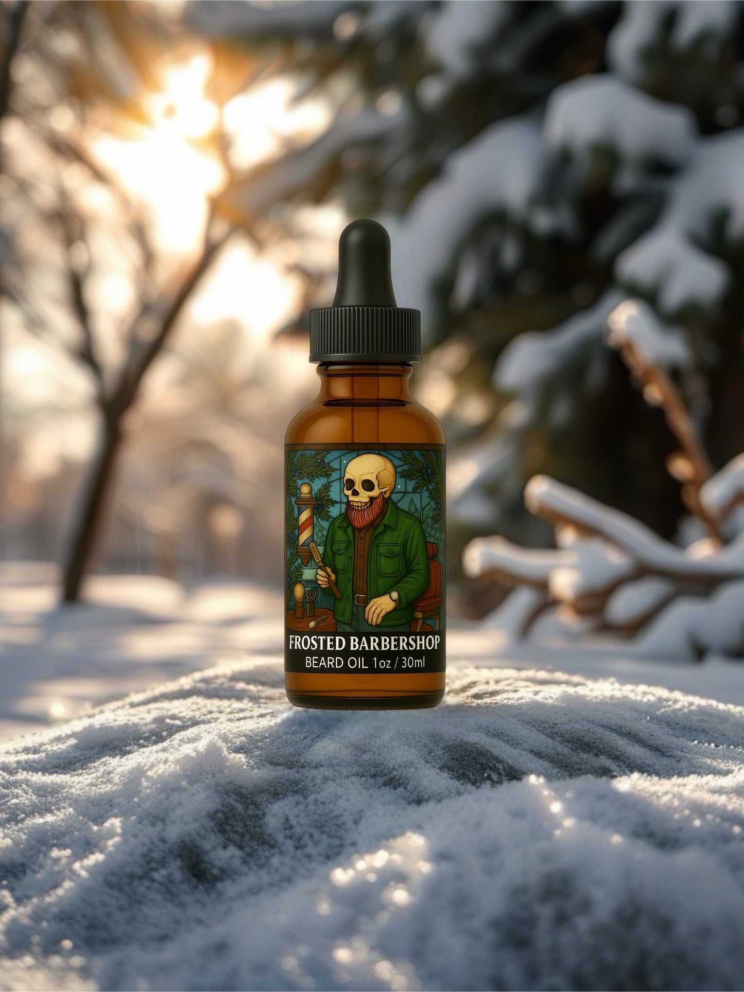 Frosted Barbershop (White Pine Juniper Berry Barbershop Tonka Bean)