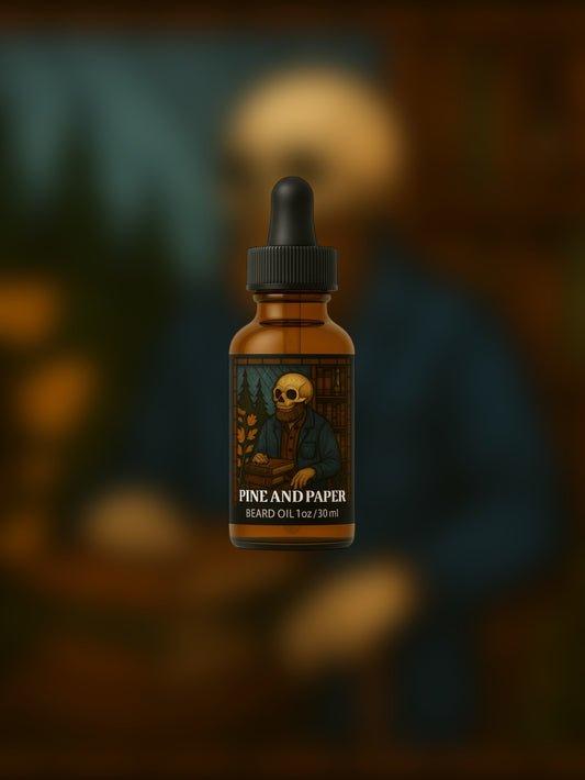 Pine And Paper (Evergreen Tress Old Library Books Teakwood Autumn Rain)