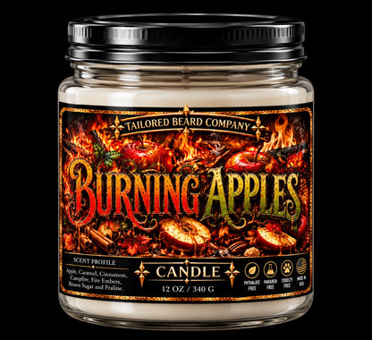 Burning Apples 12 oz soy candle