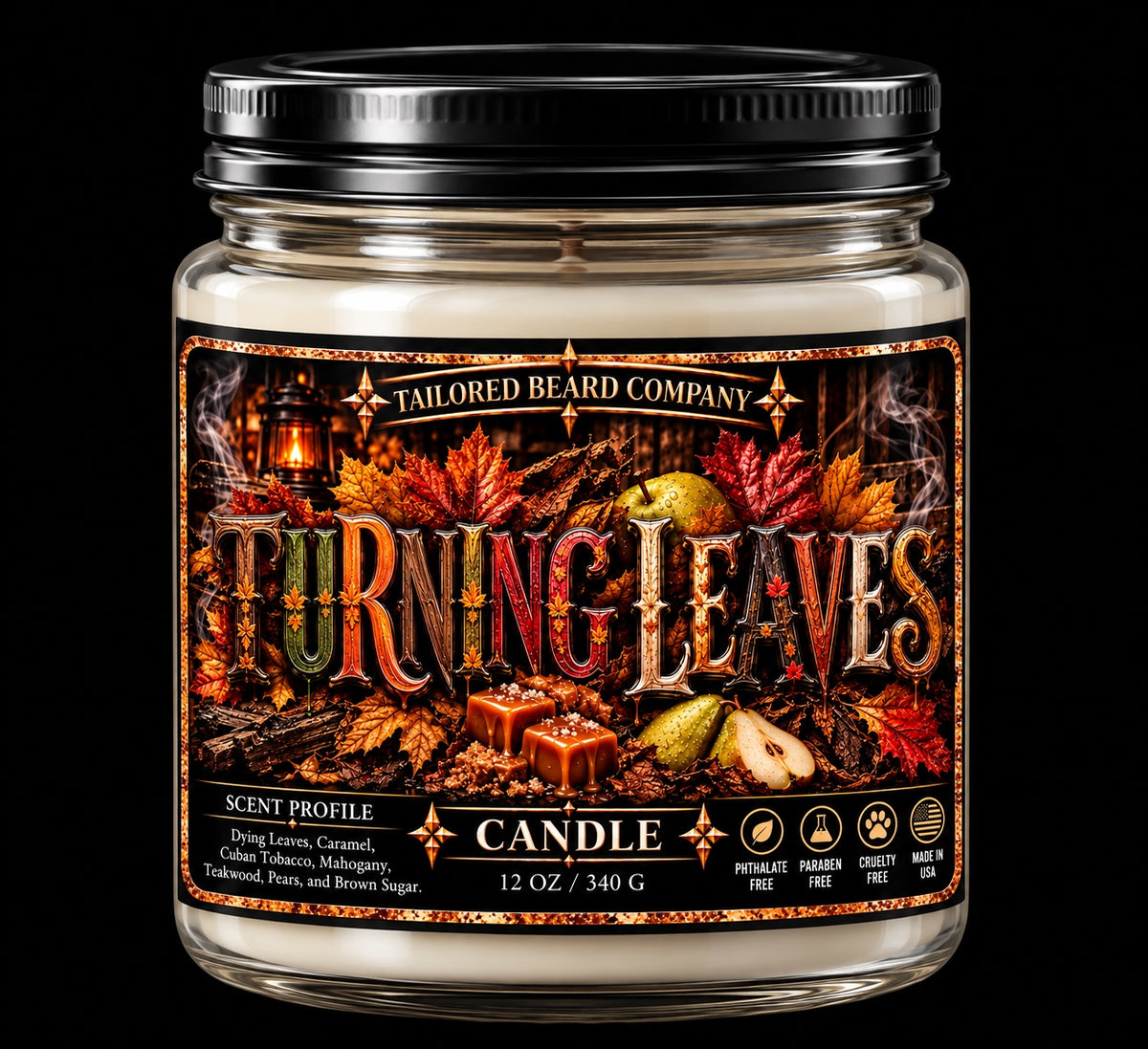 Turning Leaves 12 oz soy candle